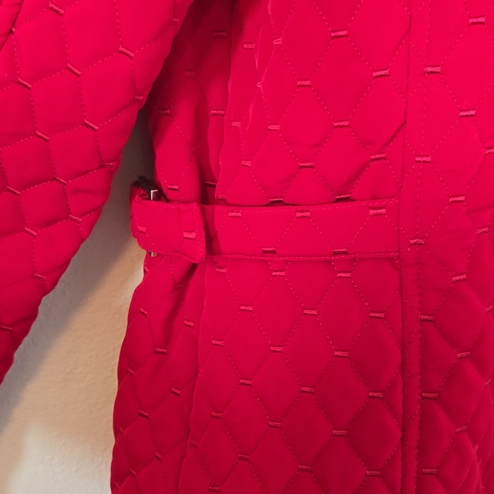 Gallery | Red Quilted Jacket Size Small - Picture 5 of 10